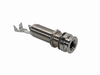 Switchcraft endpin jack, solder 6,3mm fem jack, nickel, made