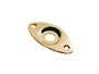 Boston jack plate, football shape, recessed hole, slanted me