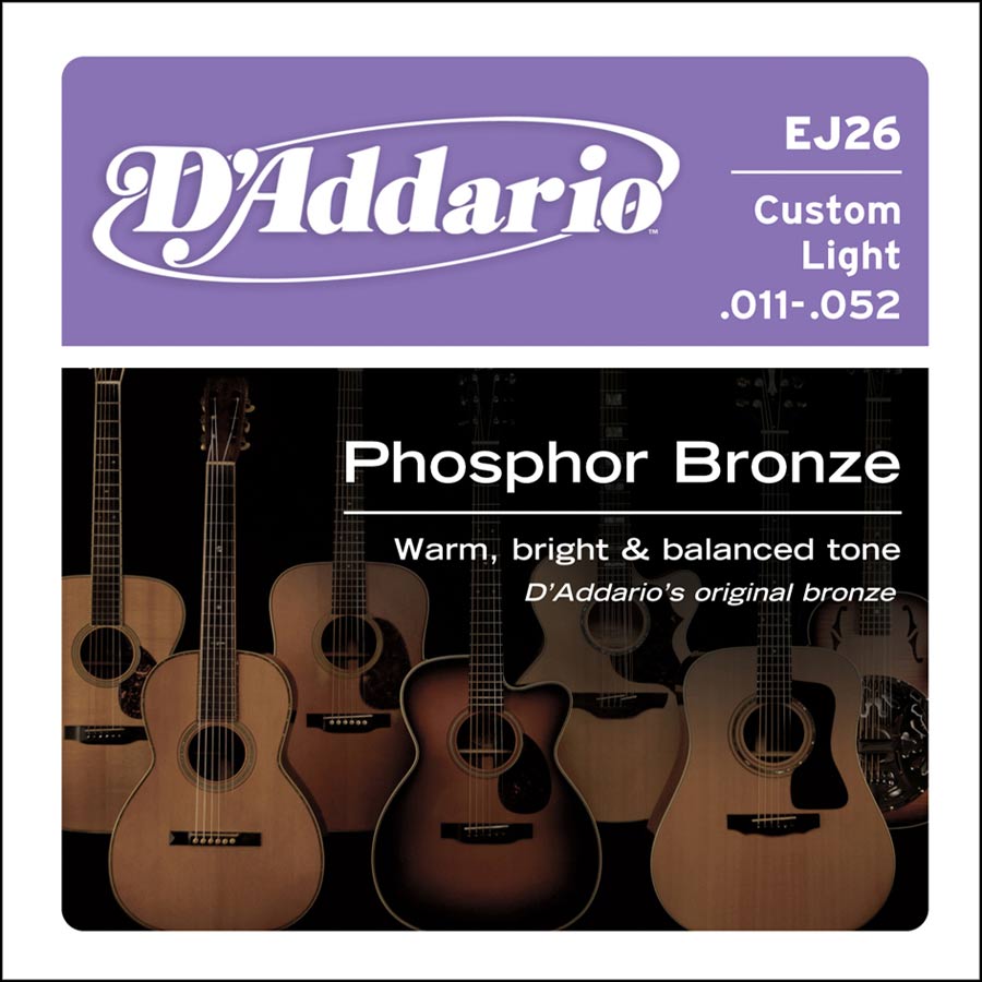 D'Addario Phosphor Bronze snarenset akoestisch
