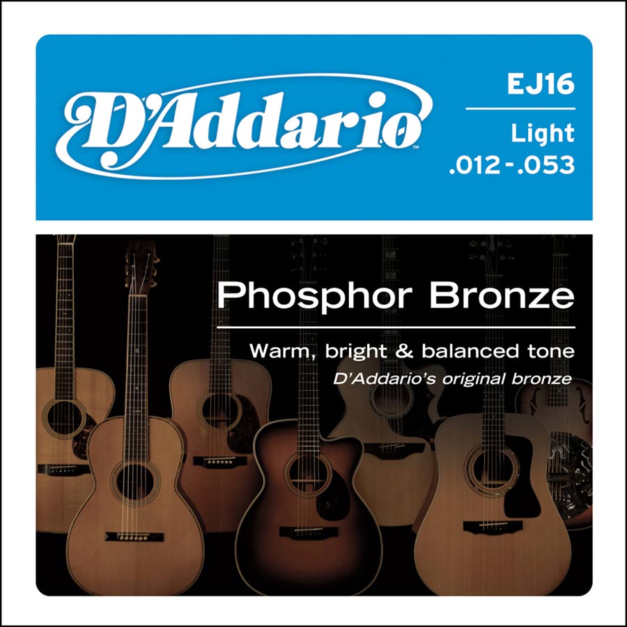 D'Addario Phosphor Bronze, light