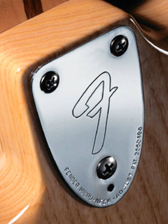 Fender neck plate