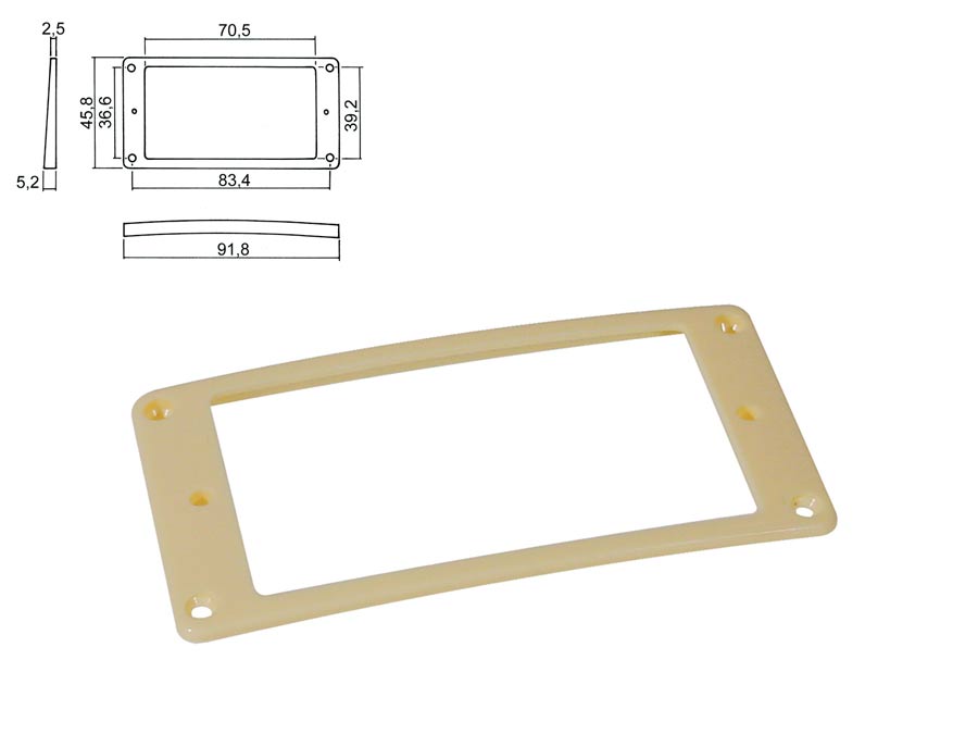 Pickup ring, humbucker