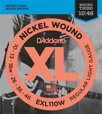 D'Addario XL Nickel Round Wound EXL-110W