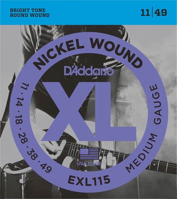D'Addario XL Nickel Round Wound EXL-115