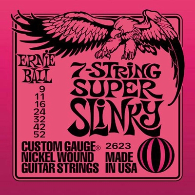 Ernie Ball  snarenset elektrisch, 7-snarig