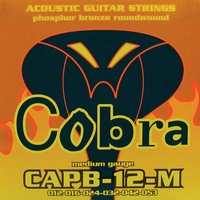 Cobra, akoestische snarenset phosphor, bronze wound,