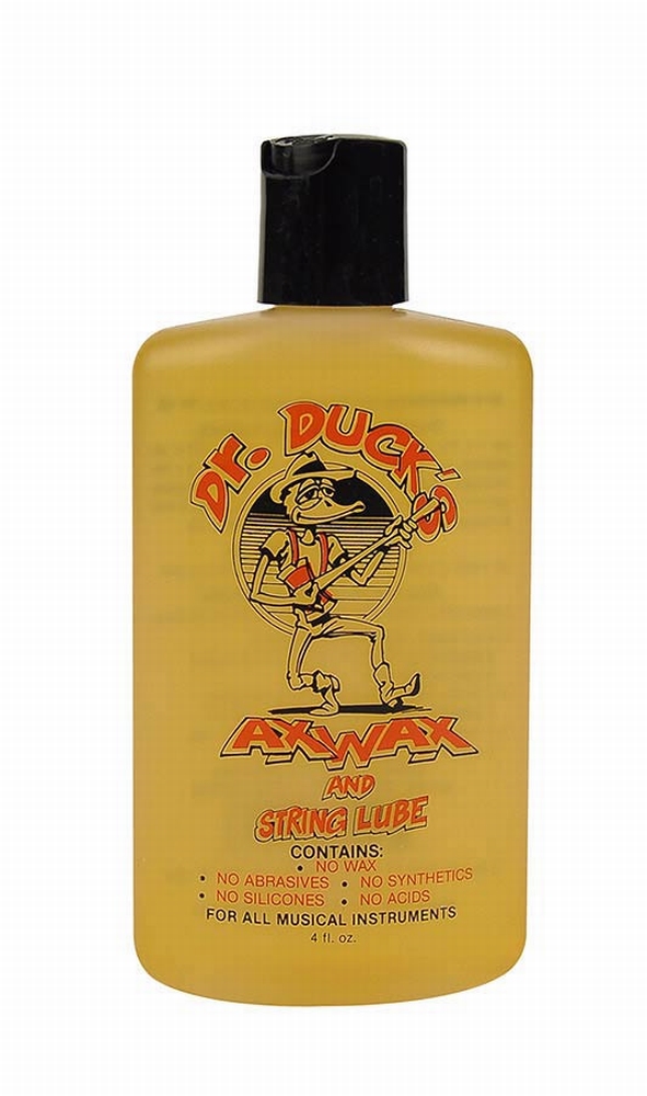 Dr. Ducks Gitaar was Ax Wax & String Lube