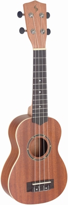 STAGG concert ukulele mahogany+hoes