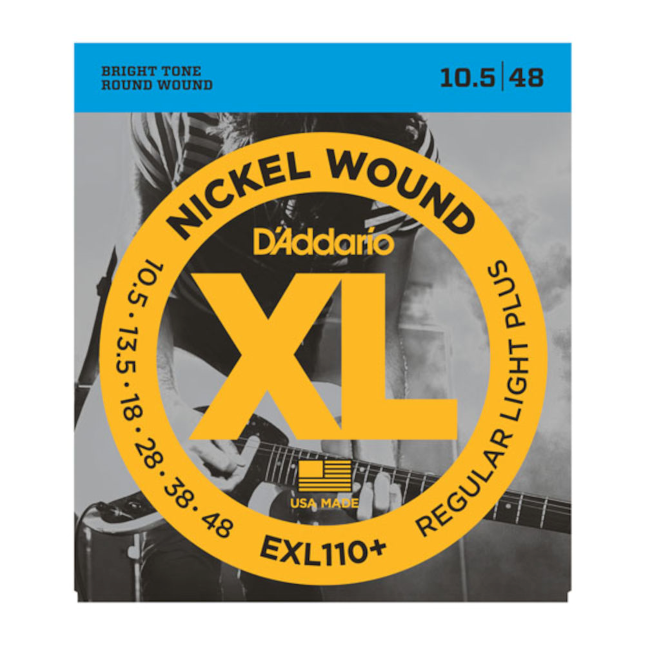 D'Addario, Regular Light Plus, XL Nickel,EXL-110+