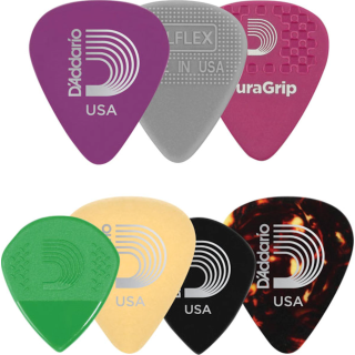 Daddario 7 pack varia plectrums, heavy