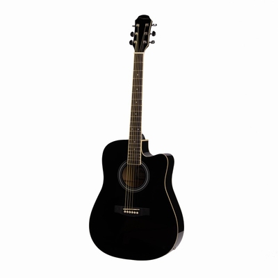 Phoenix western gitaar cut-away zwart