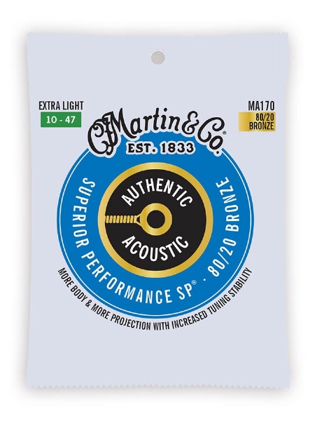 Martin Authentic serie Acoustic bronze snarenset