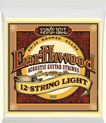 Ernie ball Akoestiche snaren set light 12 strings