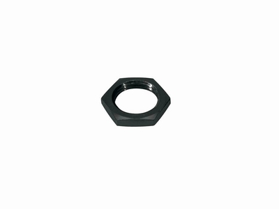 moer voor chassis connector, zwart,