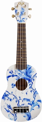 CLX sopraan Ukelele Delft Blue