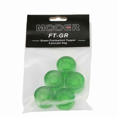 Mooer Candy Footswitch Topper, groen, 5 st.