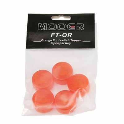 Mooer Candy Footswitch Topper, oranje, 5 st.