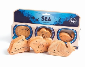 PERCUSSIE SET ANIMAL SHAKERS 3-DELIG