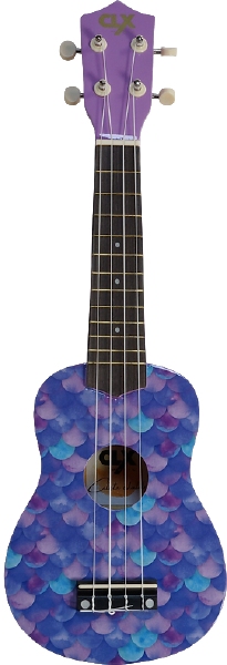 CLX sopraan ukekele mermaid