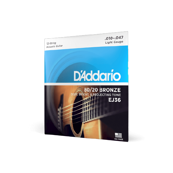 D'Addario 10-47 Light 12-String, 80/20