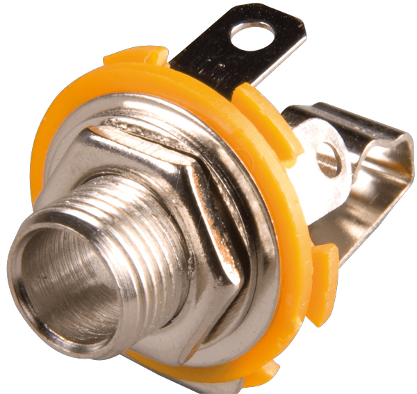 Stekkerbus, 6,3mm Mono (jackplug ingang)