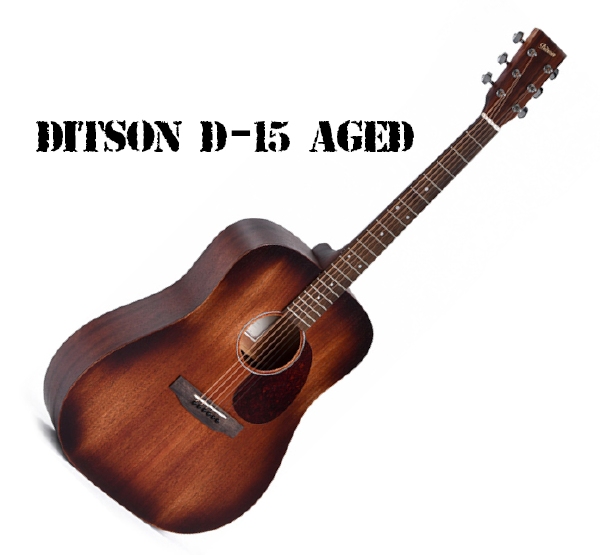 Ditson D-15 aged