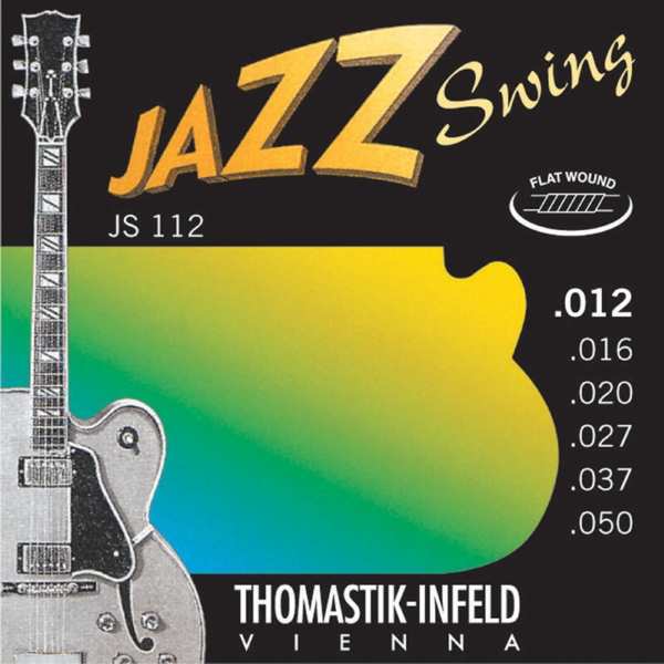 Thomastik-Infeld E-gitaarsnaren Jazz Swing Series Nickel Flat Wound
