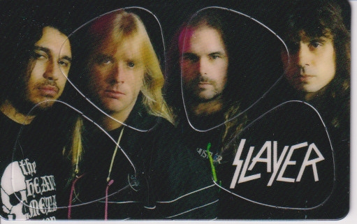 Plectrum kaart Slayer op creditcard formaat