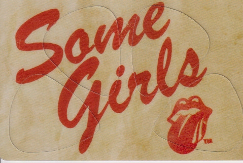Plectrum kaart Rolling Stones op creditcard formaat