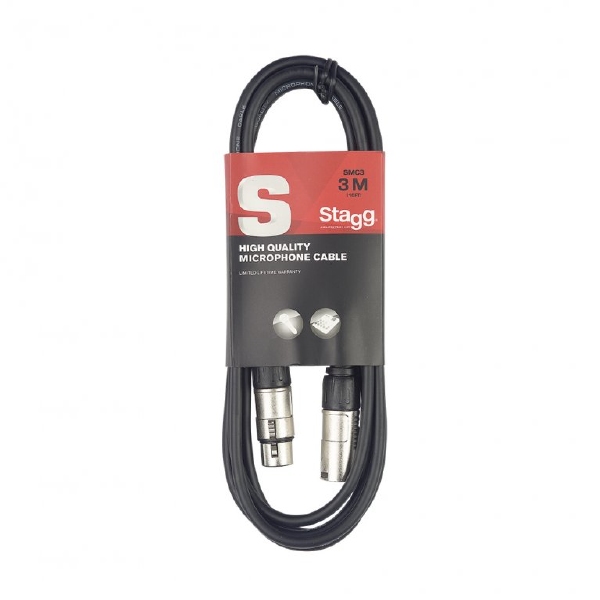Microfoonkabel, XLR/XLR (m/v), 3 meter