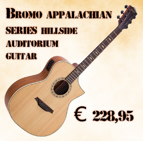 Bromo Appalachian Series Hillside auditorium guitar