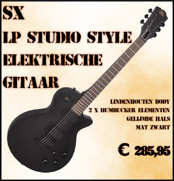SX LP Studio style elektrische gitaar
