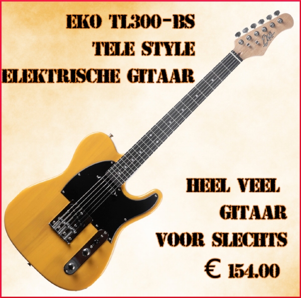 Eko elektrische gitaar Butterscotch Blonde
