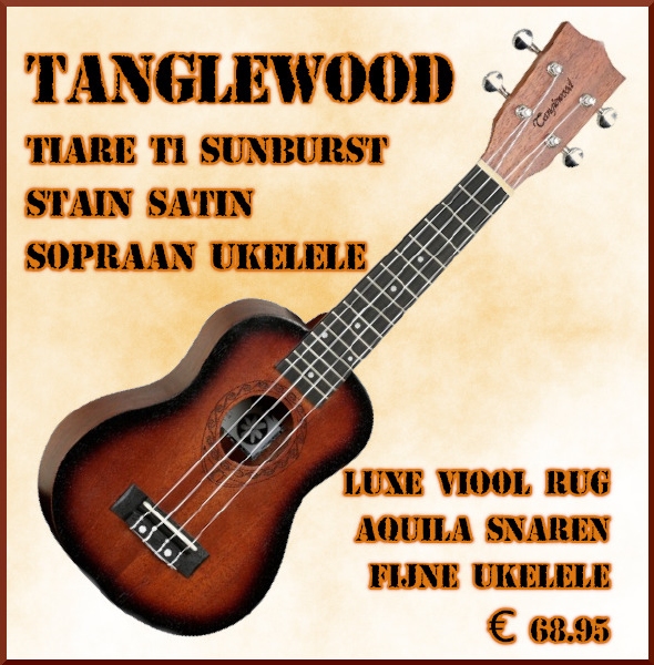 Tanglewood Tiare T1 Sunburst Stain Satin
