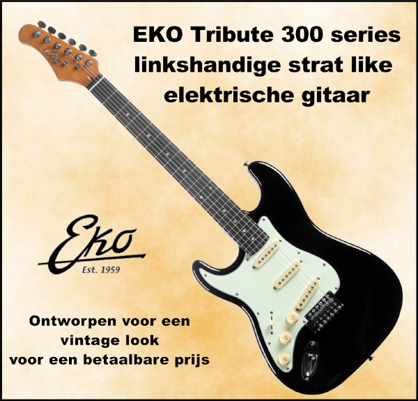 EKO tribute 300 LINKSHANDIGE gitaar