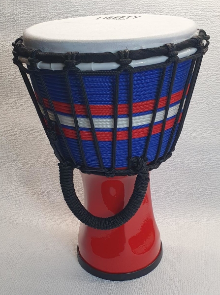 Djembe  7 inch (17,8 CM) Liberty series kleur rood