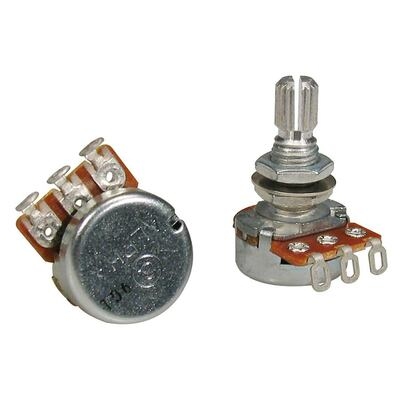 Alpha small 16mm. 500K audio potentiometer