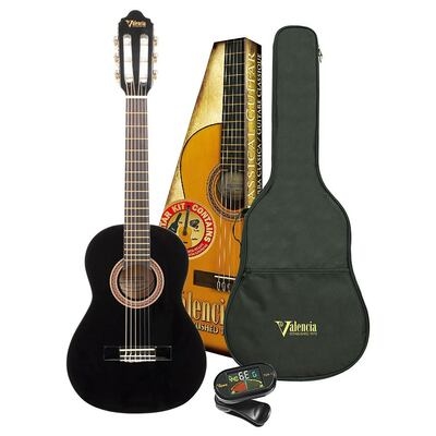 Valencia Series 100 klassieke gitaar pakket