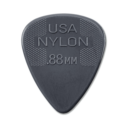 Dunlop nylon plectrum 0,88 mm.
