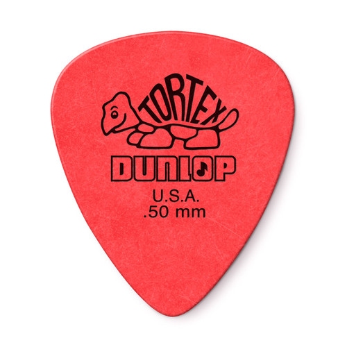 Dunlop plectrum Tortex 0,50 mm. (rood)