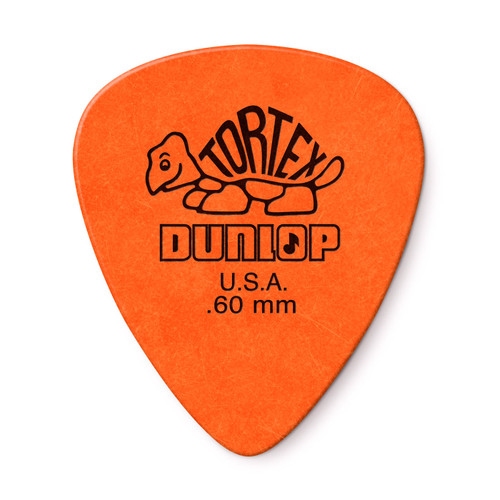 Dunlop plectrum Tortex 0,60 mm. (oranje)