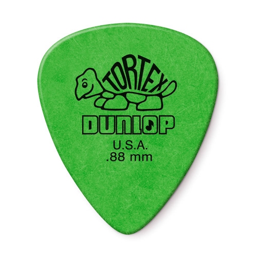 Dunlop plectrum Tortex 0,88 mm. (groen)