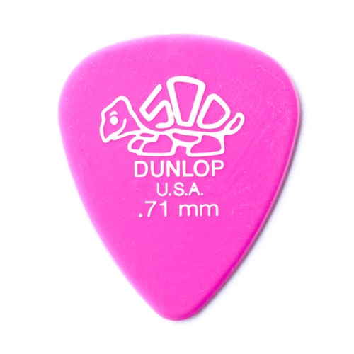 Dunlop plectrum Delrin 0,71 mm.