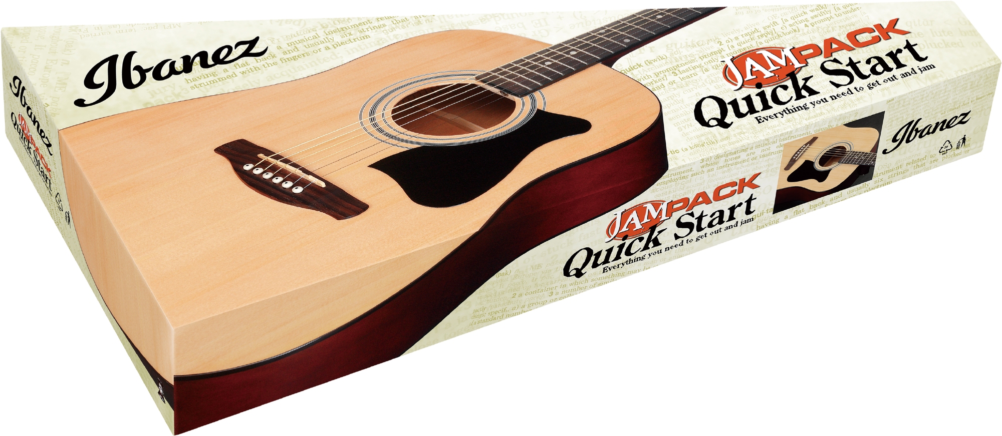 Ibanez akoestische gitaar Jampack