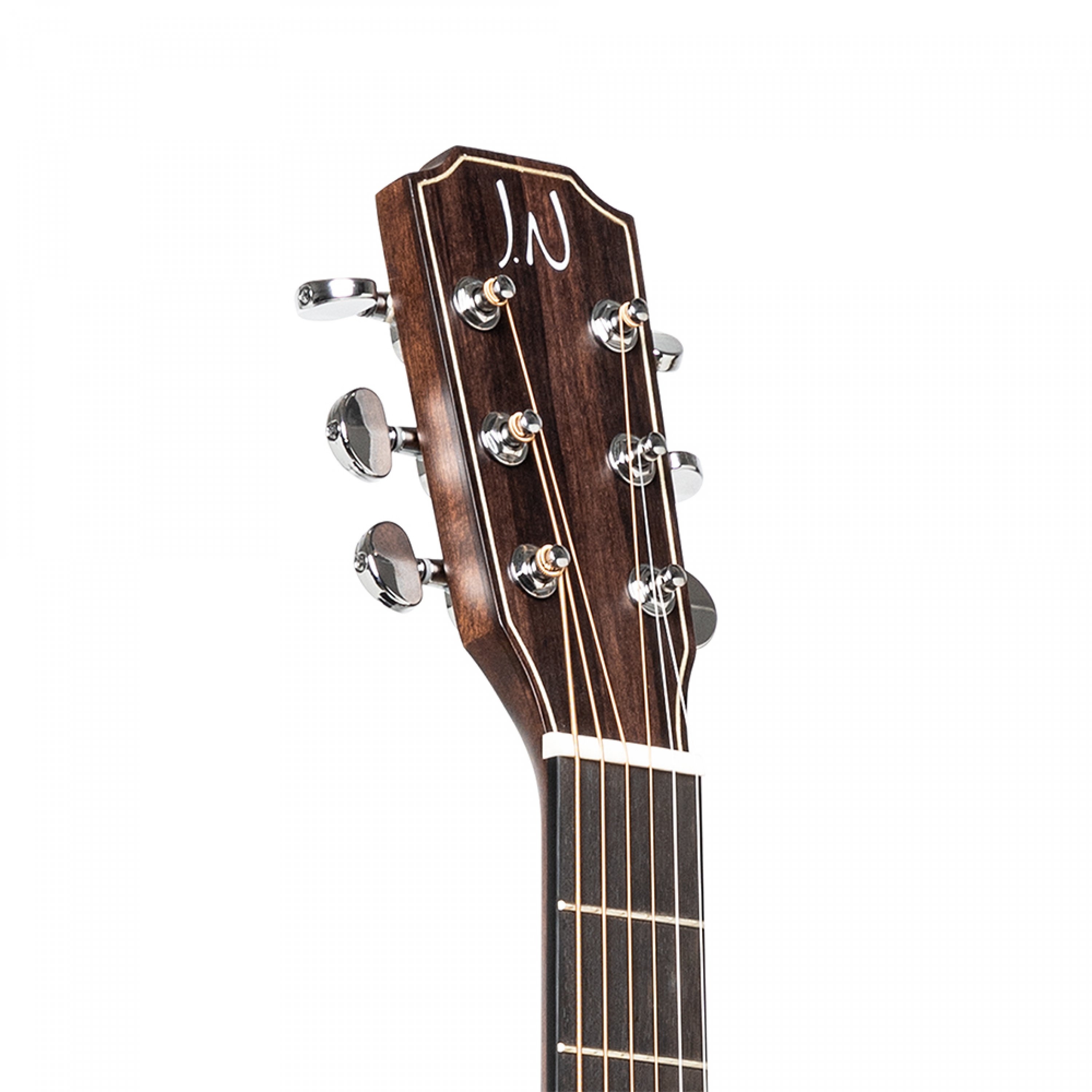 J.N Acoustic-electric parlor guitar