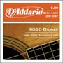 D'Addario snarenset akoestisch, 80/20 bronze