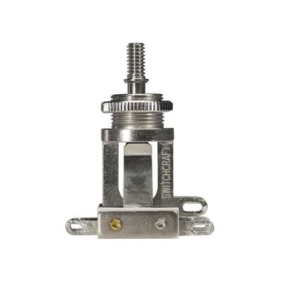 Switchcraft toggle switch 3-way, nickel, no cap