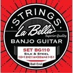 LA Bella Acoustic Folk  6-string banjo L-BG110-BE