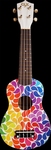 CLX sopraan ukelele rainbow drips