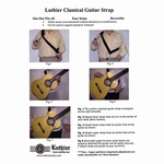 Luthier gitaarriem voor klassieke gitaar